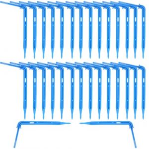 UYVPAER 100 Pcs Bend Arrow Dripper &Eacute;metteur Kit D'Irrigation Pour Serre Jardin Fixations (SHAO WEIWEI DE DIAN, neuf)