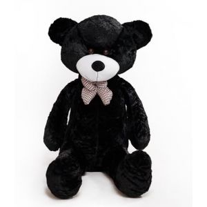 Gustaw Grand Ours en Peluche XXL Classico - Peluche G&eacute;ante, Grand Nounours XXL, Teddy Bear Grand Ourson - Peluche Id&eacute;al comme Cadeau, Peluche Ourson G&eacute;ant en Peluche (Noir, 130cm) (DearBear, neuf)