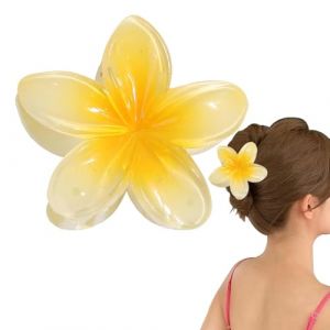 Pince &agrave; cheveux hawa&iuml;enne en forme de fleur hawa&iuml;enne pour cheveux &ndash; Tenue de vacances solide pour filles, femmes, &eacute;pouse, s&oelig;ur, fille (ceutmelye, neuf)
