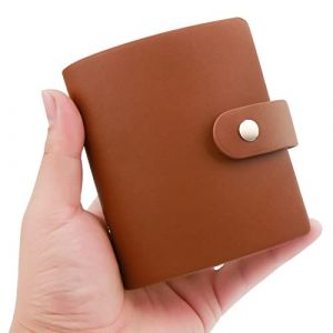 52 Pochettes Mini Album Photo pour Fujifilm Instax Mini 12 11 9 90 8 7s 40/Polaroid Snap/Z2300/SocialMatic Instant Cameras & Zip Instant Printer (1Pack, Marron) (Ruibtree-FR, neuf)