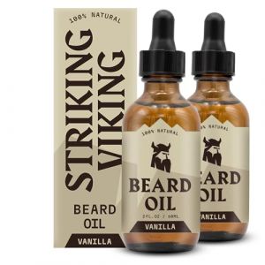 Striking viking beard oil vanillad 2 pack (Striking Viking Europe, neuf)