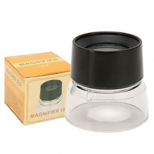Tyenaza Loupe sur Pied 10x, Loupe Cylindrique Compacte Et Durable, Loupe De Bureau pour L'évaluation des Bijoux, Timbre électronique (Vasting, neuf)
