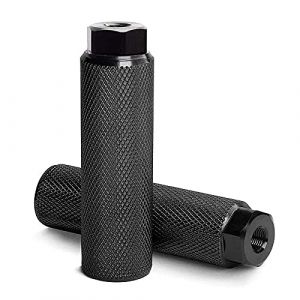 SUpoetry 1 Paire Cale Pied Velo, Pegs BMX, Pegs Pédales, BMX Pegs, Convient Aux Vélos de Montagne et Aux Vélos, Installé au Niveau du Roulement, Noir Antidérapant (SUpoetry, neuf)
