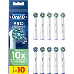 Oral-B Pro Cross Action Brossettes pour Brosse à Dents, Pack de 10 Unités (G Trading FR, neuf)