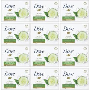 Dove Fresh Touch - Lot de 12 porte-savon - Parfum concombre et thé vert - 90 g (Promoo Holdings, neuf)