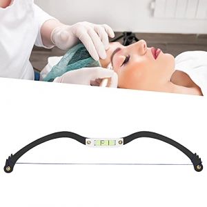 Fil de R&egrave;gle de Tatouage de Sourcil, R&egrave;gle Marqueur Ligne Sourcil, R&egrave;gle Marqueur Ligne Microblading, R&egrave;gle Ligne Fl&egrave;che D'arc Permanente Pochoir Tatouage Microblading (le noir) (Betued, neuf)