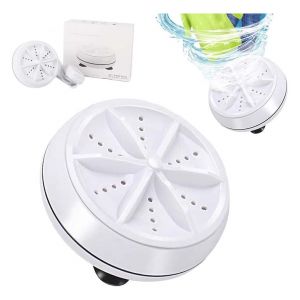 Rondelle de poche pour évier, lave-poche, lave-linge portable, mini turbine alimentée par USB et lave-vaisselle, pour voyage, maison (automatique) (ZHILICAIXUE, neuf)