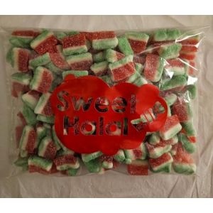 Bonbons PASTEQUES Halal Assortis, Sachet 1kg, Multicolore sucr&eacute;, Go&ucirc;t PASTEQUE, 180 Pi&egrave;ces, Texture Lisse, Format Familial pour F&ecirc;te et Ev&egrave;nement, candy bar et bar &agrave; bonbons. (SWEET HALAL - BONBONS VEGAN, HALAL, SANS GLUTEN, neuf)