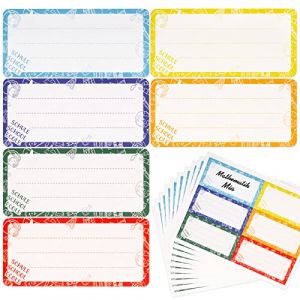 60PCS Étiquettes Autocollantes École Étiquettes Adhésives Accessoire Scolaire Pour École Note Écriture (Wei Er TongMaoYi, neuf)