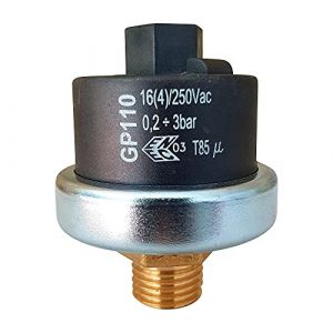 Mater GP110 Pressostat 1/4" | 0,2-3,0 bar réglable | Préréglage 1,3 bar (Buegelcenter, neuf)
