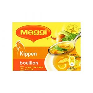 Mélange de bouillon de poulet | Maggi | Paquet de bouillon de poulet 8 comprimés | Poids total 82 grammes (Pantry INTL, neuf)
