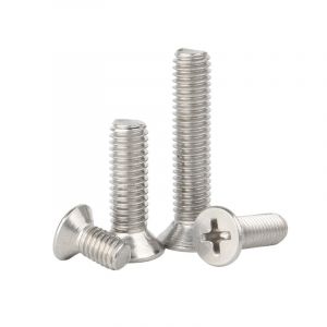 ORANXIN M4 x 6mm 20 Pcs Cruciforme Tête plate Boulons Acier inoxydable 304 Boulons à tête fraisée Vis de machine Métrique Fixations (ORANXIN, neuf)