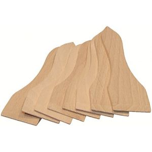 Equilibre et Aventure 8 spatules à raclette en Bois de hêtre : Lot de 8 spatules - Artisanat Français (✅Abrakado✅, neuf)