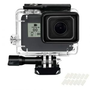 YHTSPORT Bo&icirc;tier Etanche pour Go Pro Hero Black, 60M/196FT Bo&icirc;tier de Plong&eacute;e sous-Marine pour Gopro Hero +12 Insert Anti-bu&eacute;e Accessoires Kit (pour Gopro Hero 2018/5/6/7) (wndzdianpu, neuf)