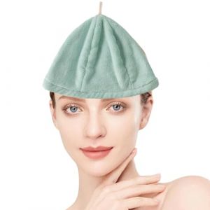 Bonnet de douche absorbant puissant | Bonnet de douche pour femme | Bonnet de douche pour cheveux longs | Bonnet de bain en peluche | Bonnet de douche à séchage rapide | Serviette de bain pour cheveux (eurt, neuf)