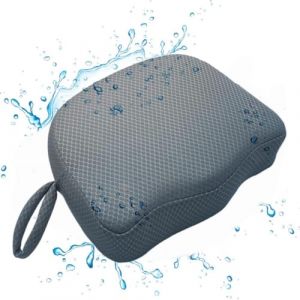 Siège Rehausseur De Bain, 38 x 30 x 13 cm - Coussin Baignoire Antidérapant - Coussin Baignoire Adultes et Enfants à Séchage Rapide - Bain Chaud Intérieur Et Extérieur (Gris) (SMALLCO, neuf)