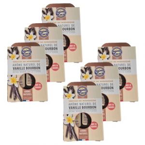Lot 6x Arôme naturel de vanille Bourbon - Flacon 20ml (Toilinux, neuf)