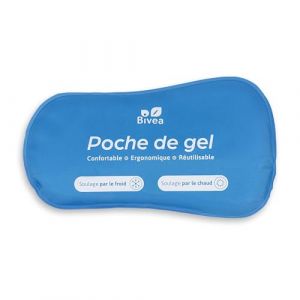 Bivea - Poche De gel Ergonomique pour bain dérivatif - Bien-être par le froid - Cryothérapie périnéale - Bienfaits du froid sur le périnée -Grand Format pour la nuit, 1 unité (BIVEA, neuf)