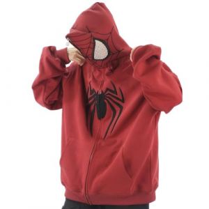 ORANDESIGNE Sweat Zippé Homme Automne Hiver Chaud Veste à Capuche Cardigan Homme Sweat Zippé Homme Femme Hooded Jacket Sweatshirt Zip Up Cotton Hoodie Pullover B Rouge XL (Wowmart Zoo X., neuf)