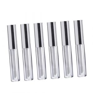 SAFIGLE 12 pi&egrave;ces Tubes Gloss &agrave; L&egrave;vres Transparents pour Maquillage Conteneurs Subpackaging Mode Bouchons &Eacute;lectroplaqu&eacute;s Or et Argent L&eacute;gers et Portables pour Voyage (Grand Di, neuf)