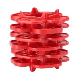 Outil D'Espacement pour Terrasse | Lot De 6 Cales en Bois Dur avec 4 Épaisseurs | Système D'Alignement Précis pour Lames De sous-Sol, Jardin, Balcon, Garage Et Abri De Jardin (junhewee, neuf)