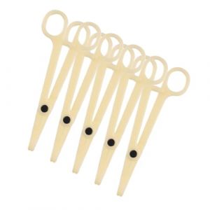 PENIKOKO 5 pi&egrave;ces Pince Jetable pour Piercing Corps Forceps Plastiques St&eacute;riles Outil Ajustable pour Per&ccedil;age Nez L&egrave;vres Langue Cartilage Usage Professionnel (xinshengzhan, neuf)