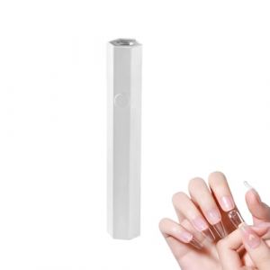 Magic Solid Nail Glue Kit 3-In-1 Nail Art Kits, Solid Nail Tips Gel + Nail Glue Remover + Handheld UV Nail Lamp Mini, Solid Nail Glue Gel for Salon Art DIY at Home (UV Nail Lamp) (fanxue0007, neuf)