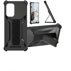 Aroepurt Coque Compatible pour Logicom Elio Coque Étui Case Cover Hybride [avec Protection d'écran en Verre trempé] [Support magnétique Pliable] Noir (Huayijie-eu, neuf)