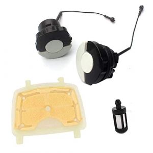 HURI Bouchon de r&eacute;servoir d'essence/d'huile avec Filtre &agrave; air Filtre &agrave; essence pour tron&ccedil;onneuse Stihl MS171 MS181 MS201 MS201 MS 171 181 201 211 1139 120 1602 (HURI, neuf)