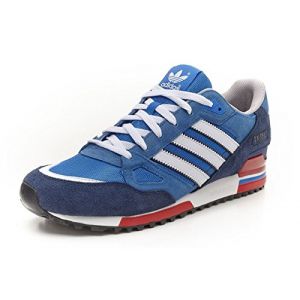 adidas Zx 750 Homme Basket , Bleu Rouge Blanc, 44 EU (ShuCentre, neuf)