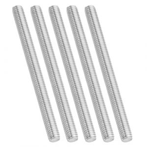 PATIKIL 3/8"-16 UNC Tige Entièrement Filetée en Acier Inoxydable 304, 5Pcs 130mm Longueur Vis Filetée Longue Filetage à Droite Tige Filetée pour Boulons d'Ancrage Colliers Boulons en U (PATIKIL UK, neuf)