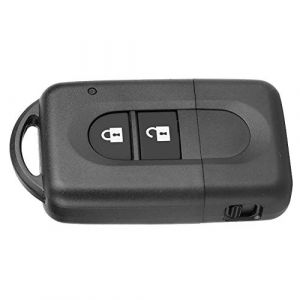 &Eacute;tui porte-cl&eacute;s, &eacute;tui pour cl&eacute; &agrave; distance, taille compacte, coque de cl&eacute; &agrave; 2 boutons, ABS l&eacute;ger pour Nissan Micra Nissan Note Nissan X-Trail Nissan Qashqai (Guoenir, neuf)