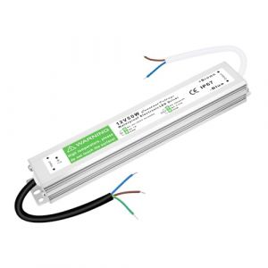 HNCY Transformateur 220V 12V LED 50W, Alimentation 12V 4.17A, Convertisseur 220V 12V, IP67 étanche LED Driver Transformateur AC à DC, Adaptateur Tension Constante, Sans Scintillement, Sans Bruit (CYHQ-EU, neuf)