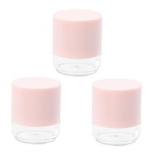 VALICLUD 3 Pièces Boîte à Poudre Vide Conteneur De Corps Conteneur De Voyage Lâche Récipient De Poudre De Voyage Conteneurs De Voyage De Maquillage Récipient En Poudre Rose Pp (SHUI LIAO, neuf)