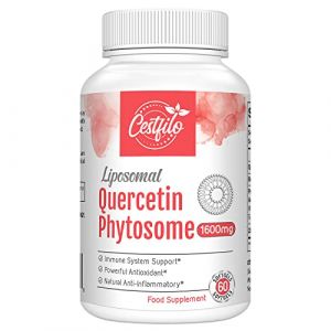 Liposomale Quercétine Phytosome 1600mg Softgels avec Bromélaïne, Supplément Antioxydant, 60 Gélules (60 unité (Lot de 1)) (Health Global Products, Inc, neuf)