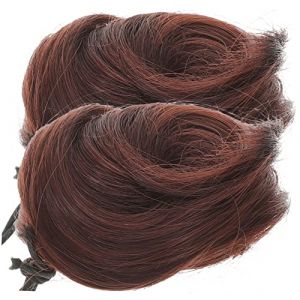 Ipetboom 2pi&egrave;ces Fausse Postiche Chignon &agrave; Pince Lot de Accessoires pour Cheveux Raides Chignon Postiche &agrave; Pince (hikarish, neuf)
