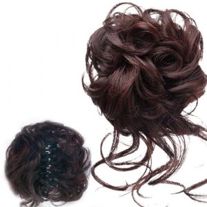 Gwawg Pince Cheveux Postiche Chignon Pince à Griffes Bundle Horse Tail Extension Pince à Griffes Extensions de Cheveux Pince à Cheveux de Cheval Postiche Synthétique pour Les Femme (Dark brown) (GWAWG, neuf)