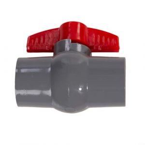 Bulevisiter Vanne à boisseau sphérique en PVC 20/25/32/40/50 mm Vanne d'arrêt pour tuyau d'eau de piscine en plastique (40 mm) (YanEKuiJiao, neuf)