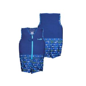 Maillot de Bain Flottant garçon : Megalodon Bleu/Taille 5 (19/21kg) / Unique (Greystone SAS, neuf)
