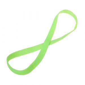 LIXSAZSE Bandeau Sport élastique Simple Style bandes de cheveux étroit anti-dérapant bandeaux cerceau femmes filles Yoga course tête enveloppement, Jaune fluo (redenesly, neuf)