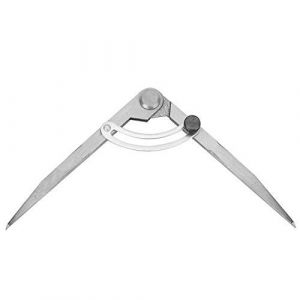 HEEPDD Compas à pointes sèches, Diviseur d'aile 6 1 pouces 1 pouces Outil de précision pour marquage cuir Séparateur réglable avec porte-crayon (Sheens 88, neuf)