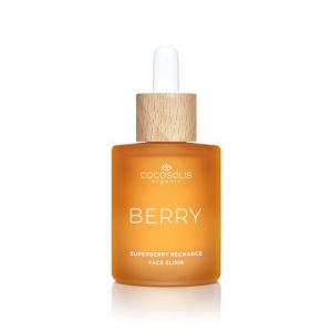COCOSOLIS Berry Superberry Recharge Elixir pour le visage aux huiles biologiques Soin de jour nourrissant végétalien avec vitamine E et huiles activées par les enzymes (COCOSOLIS, neuf)