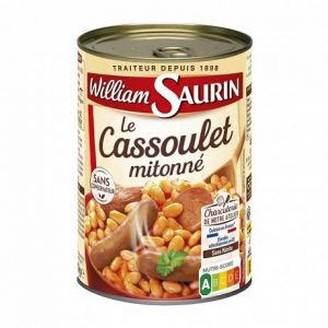 Le Cassoulet Mitonn&eacute; 420G|William Saurin|(Lot De 4)|Best Deal (La Famille &agrave; Table! - LF&agrave;T!, neuf)