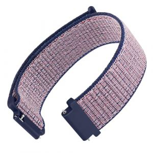Vancle Nylon Bracelet pour Montre 22mm 20mm 18mm Homme Femme, D&eacute;gagement Rapide, Bracelet de Remplacement Boucle R&eacute;glable pour Montre 20mm 22mm 18mm (Bleu Violet, 20mm) (YYEnSiNuo, neuf)