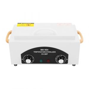 St&eacute;rilisateur Bocaux St&eacute;rilisateur Onglerie Autoclave St&eacute;rilisation Bocaux Bo&icirc;te De Nettoyage En M&eacute;tal &agrave; Haute Temp&eacute;rature, Avec Minuteur, Spa, Manucure, P&eacute;dicure, Barbier, 300W, 50-220 ℃ (QQLING, neuf)