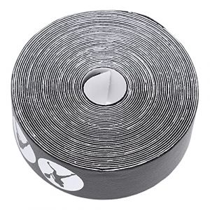 XHIKOWAT T&ecirc;te de Raquette de Tennis, Bande Anti-Rayures, Cadre de T&ecirc;te de Raquette, Autocollant de Protection en PU pour Joueurs de Tennis (Noir),Fournitures de Badminton et de Tennis (Kuncard, neuf)