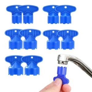 Lot de 10 clés de robinet pour aérateur de robinet, Outils de Clé Aérateurs de Robinet Cache, Pour Remplacement de Salle de Bains et Cuisine filtre à eau robinets (CCtunCanton OÜ, neuf)