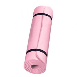&Eacute;pais et durable Tapis de yoga Tapis De Sol Musculation Gym Fitness Tapis De Gymnastique Ecologique Pas Cher Tapis De Yoga Antiderapant Tapis Sol Pour Yoga Pilates Perte de poids (Rose (183cm)) (⭐⭐⭐⭐⭐Susenstone, neuf)