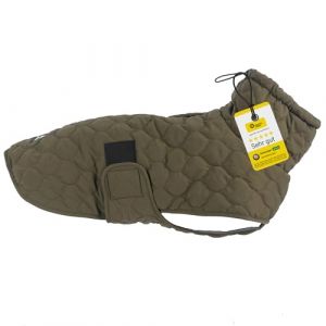 Wanderpfote Manteau pour chien vert taille M - Veste matelass&eacute;e pour chien &eacute;l&eacute;gante et &eacute;l&eacute;gante - Manteau pour chien imperm&eacute;able - Id&eacute;al pour les chiens de petite et moyenne taille - Manteau d'hiver (Wanderpfote, neuf)