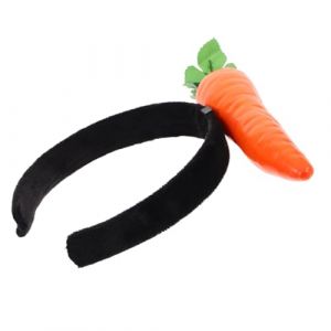 Bandeau Drôle Accessoires Pour Cheveux De Carotte Bandeaux De Fête Costume De Carotte Fruit Cerceau De Cheveux De Fruits Chapeaux De Carottes De Pâques Plastique Orange (Feast of Yan, neuf)